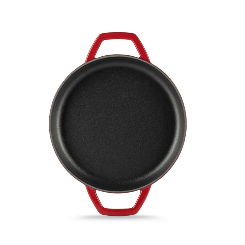 Zestaw żeliwny z 3 części Solagio, Rubin - Zestaw żeliwny