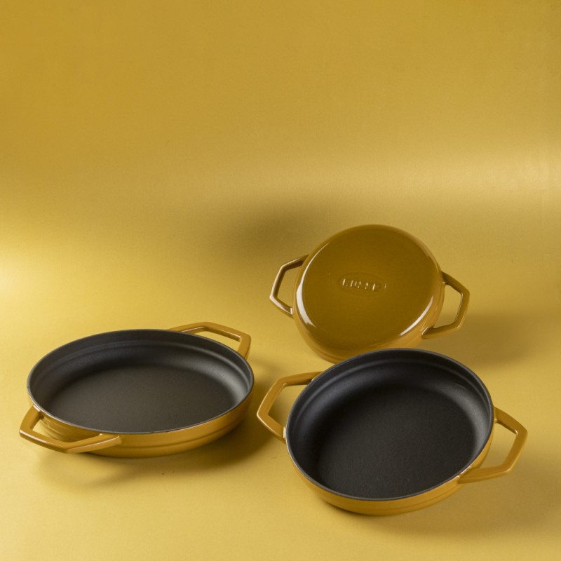 Zestaw żeliwny z 3 części Hosse, Dijon | Zestaw żeliwny |  |