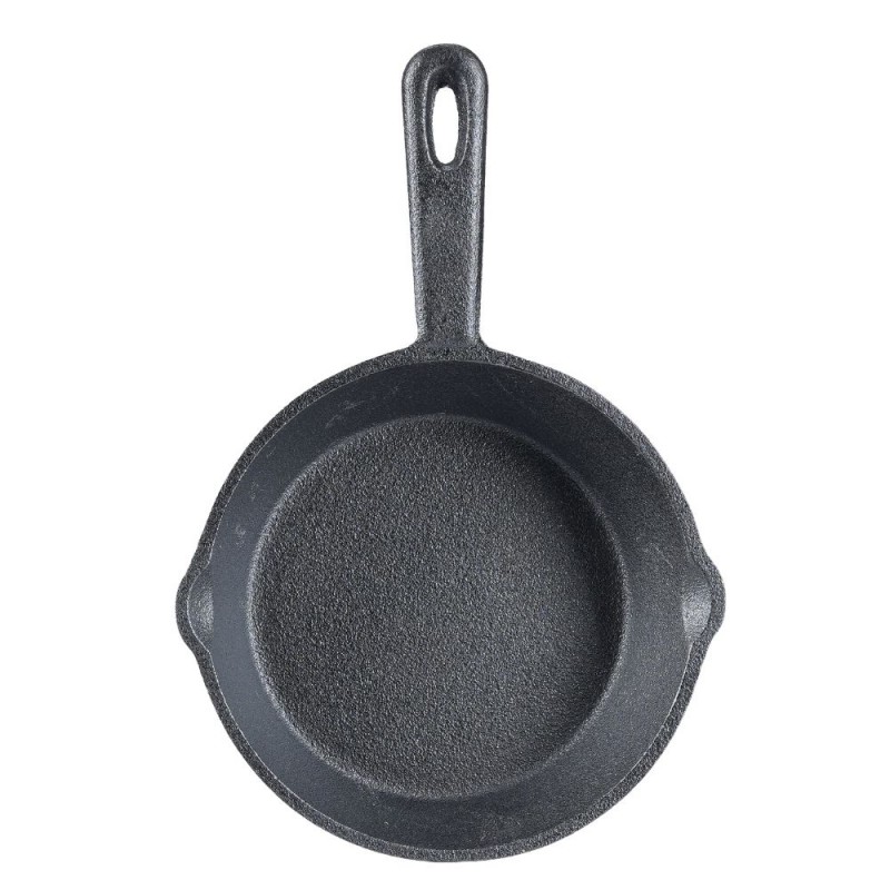 Patelnia żeliwna kompaktowa, Ф16 - Płaska patelnia żeliwna