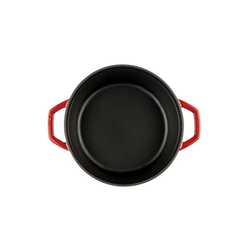 Głęboki garnek żeliwny Hosse, Rubin, Ф24 | Garnek żeliwny |  |