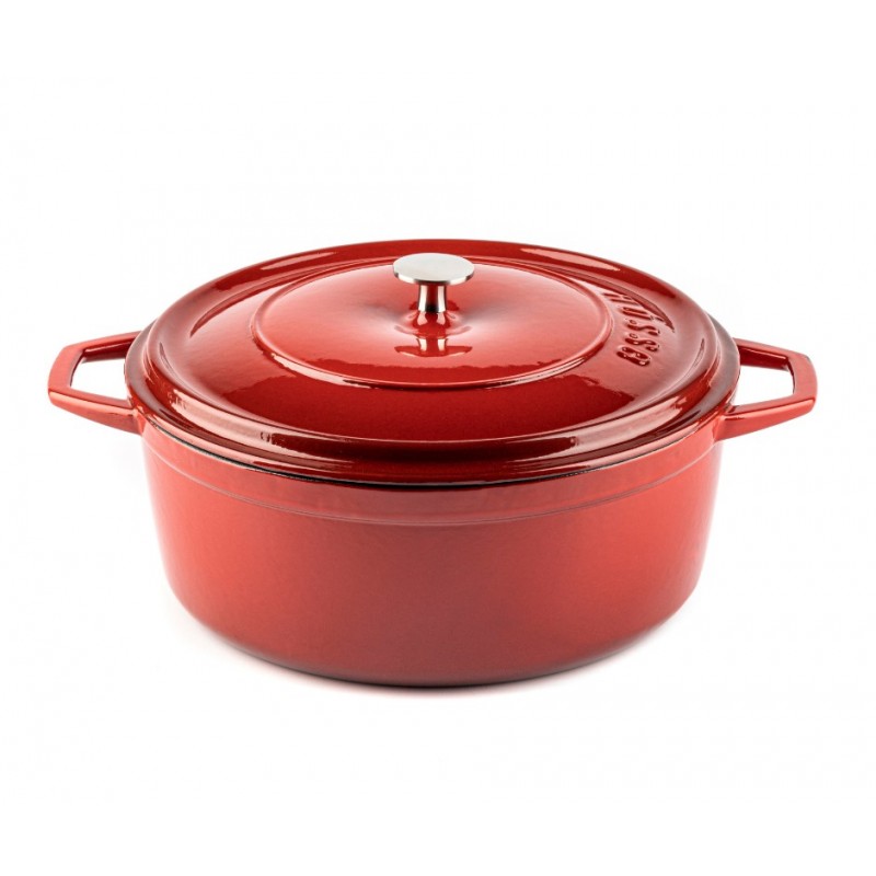 Głęboki garnek żeliwny Solagio, Rubin, Ф28 - 