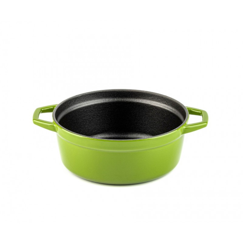 Głęboki garnek żeliwny Solagio, Bamboo, Ф20 - 