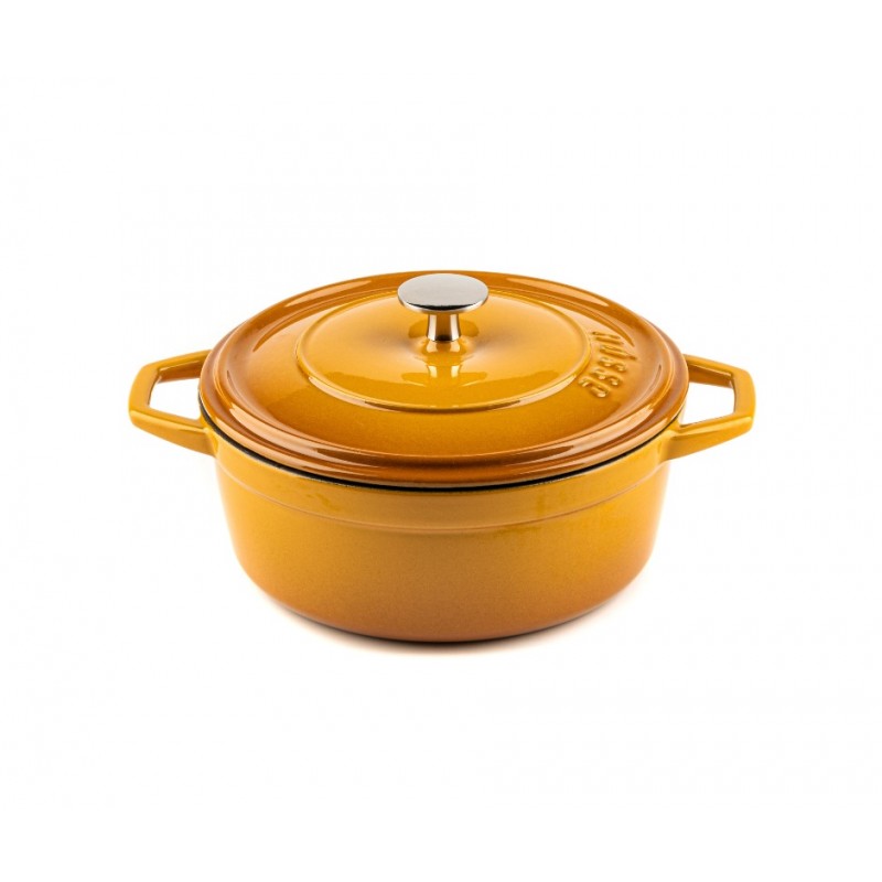 Głęboki garnek żeliwny Solagio, Dijon, Ф20 - 