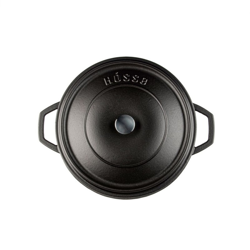 Płytki garnek żeliwny Hosse, Black Onyx, Ф26 | Garnek żeliwny |  |