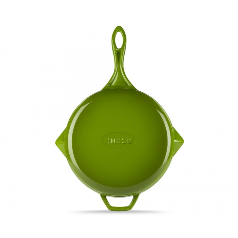 Patelnia grillowa żeliwna emaliowana Hosse, Bamboo, Ф28cm | Patelnia grillowa żeliwna | Patelnia żeliwna |