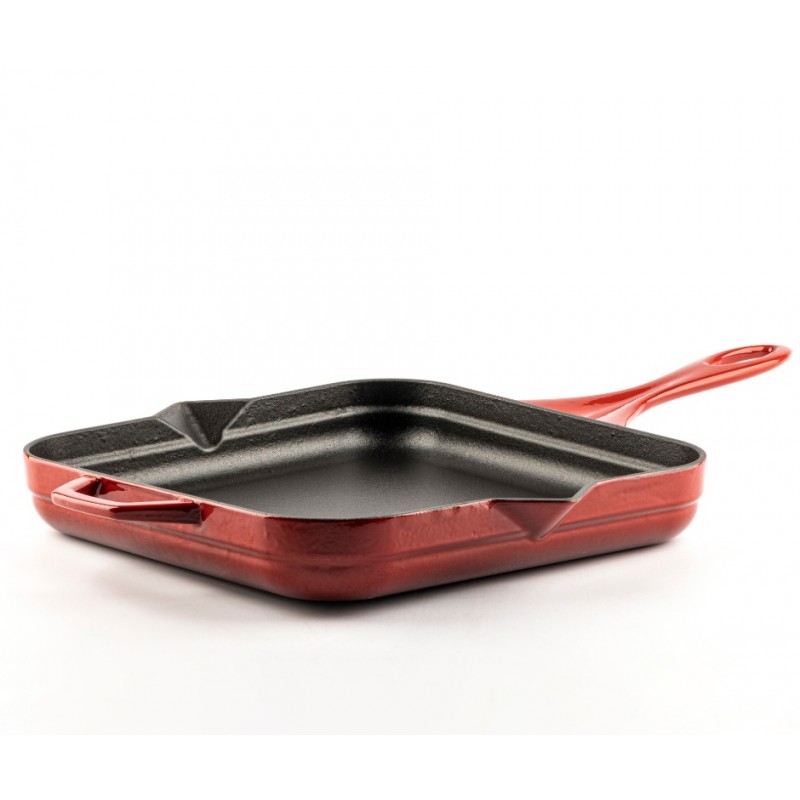 Patelnia żeliwna emaliowana Solagio, Rubin, 28x28cm - Porównanie produktów