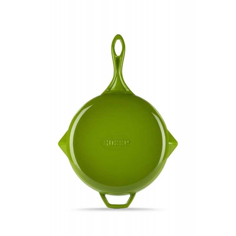 Patelnia grillowa żeliwna emaliowana Hosse, Bamboo, Ф24cm | Patelnia grillowa żeliwna | Patelnia żeliwna |