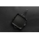 Patelnia grillowa żeliwna emaliowana Hosse, Black Onyx, 28x28cm | Patelnia grillowa żeliwna | Patelnia żeliwna |