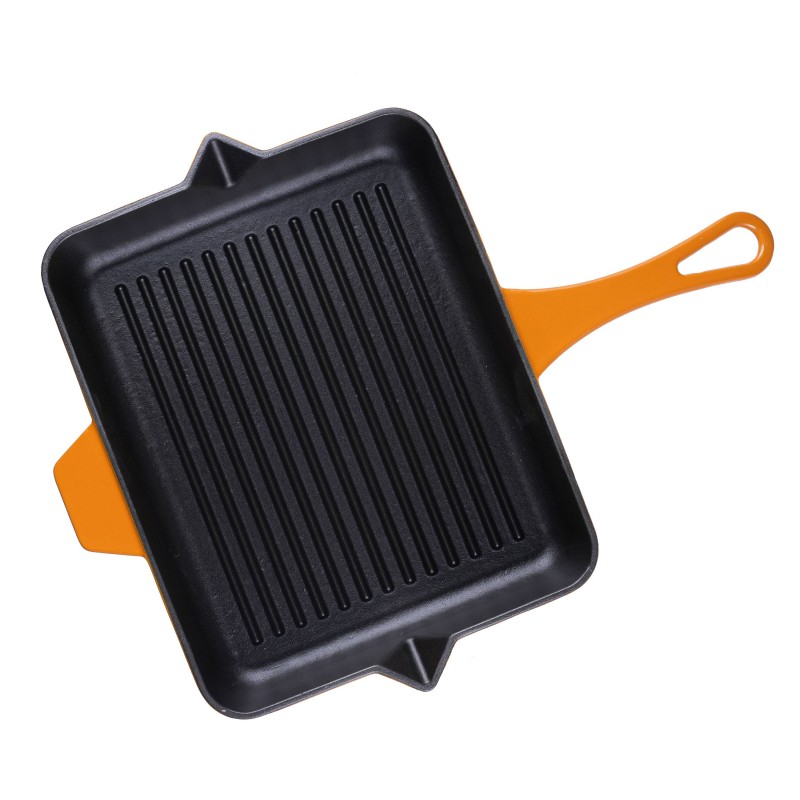 Patelnia grillowa żeliwna emaliowana Solagio, Dijon, 26x32cm - Porównanie produktów